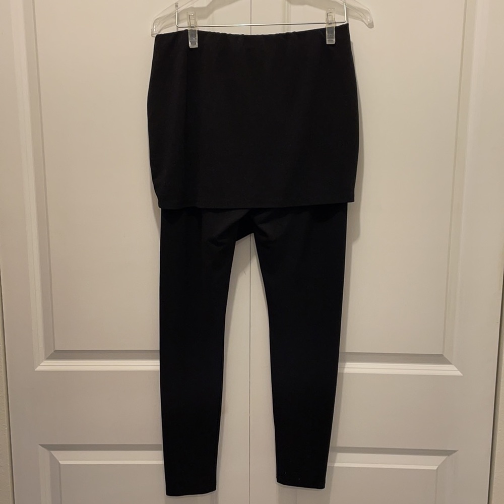 8telier Elevated Essentials Skirted Leggings In B… - image 4